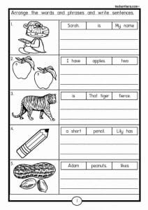 Ready-To-Print English Activity Worksheets