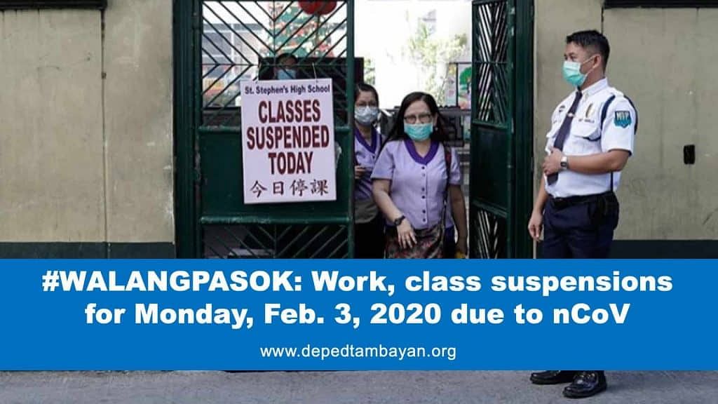 #WALANGPASOK: Class Suspensions On August 28, Wednesday