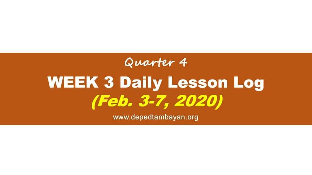 Daily Lesson Log | DepEd Tambayan