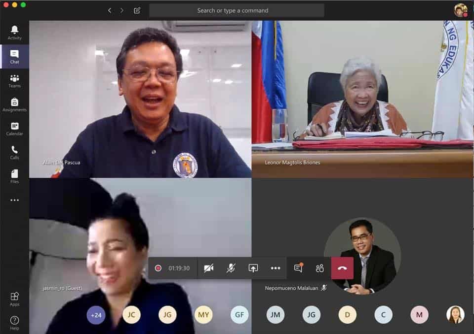 DepEd operations to proceed, COVID19 positive Briones assures