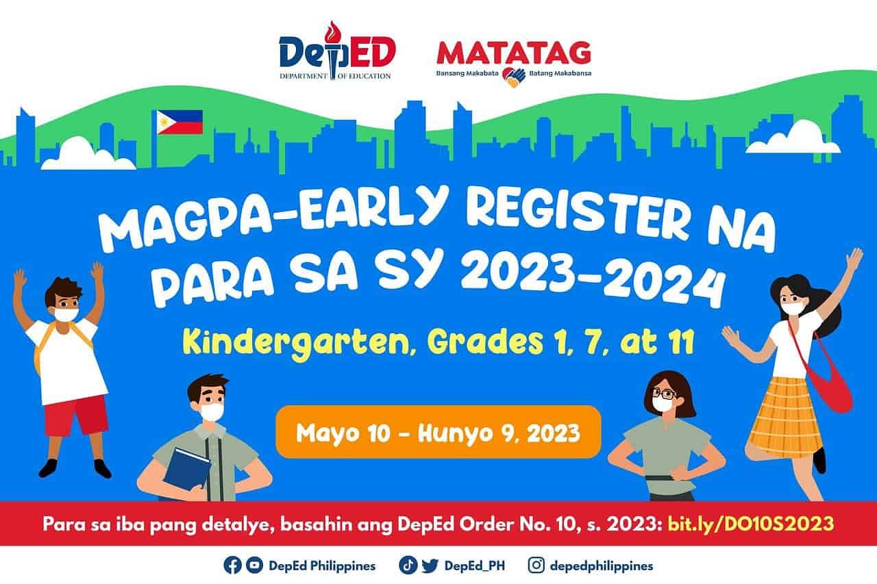 DepEd starts early registration for SY 20232024