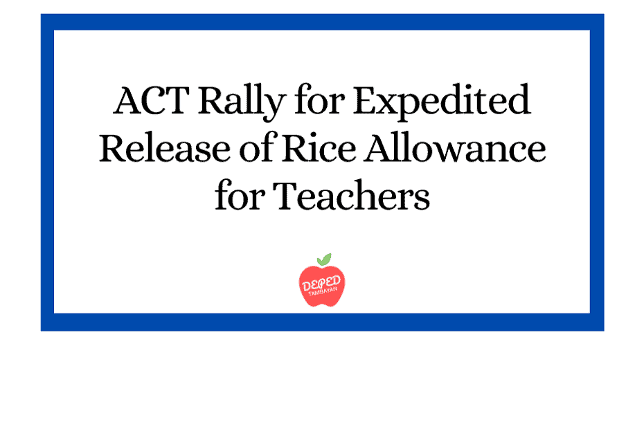 Rice Allowance for Teachers
